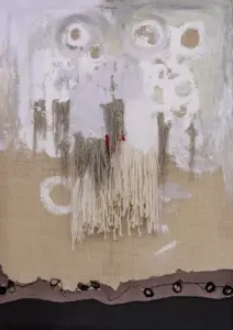 Desitjant la llum, acrílic sobre arpillera, 162x114cm