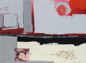 Cosint els records, mixta sobre tela, 97x130 cm