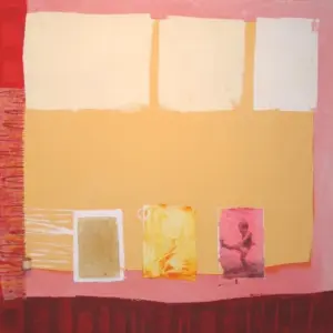 Xut i fils, mixta sobre tela, 81x81 cm