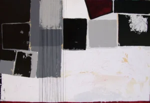 Fragments de vida en repòs, Mixta sobre tela, 50x73 cm