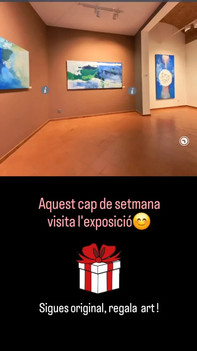 Exposició a Cal Gerrer, plaça Octavià, (Monestir) cantonada C. Sant Medir.
Dissabte d'11 a 14 h. i de 16 a 19 h.
Diumenge de 10:30 a 14:30 h.
I si vols fer una visita virtual, entra a la web: https://www.mariafabre.art
Mides i preus a la web, ventes contactant amb mi.
@museu_calgerrer
#novaexpo #exposició