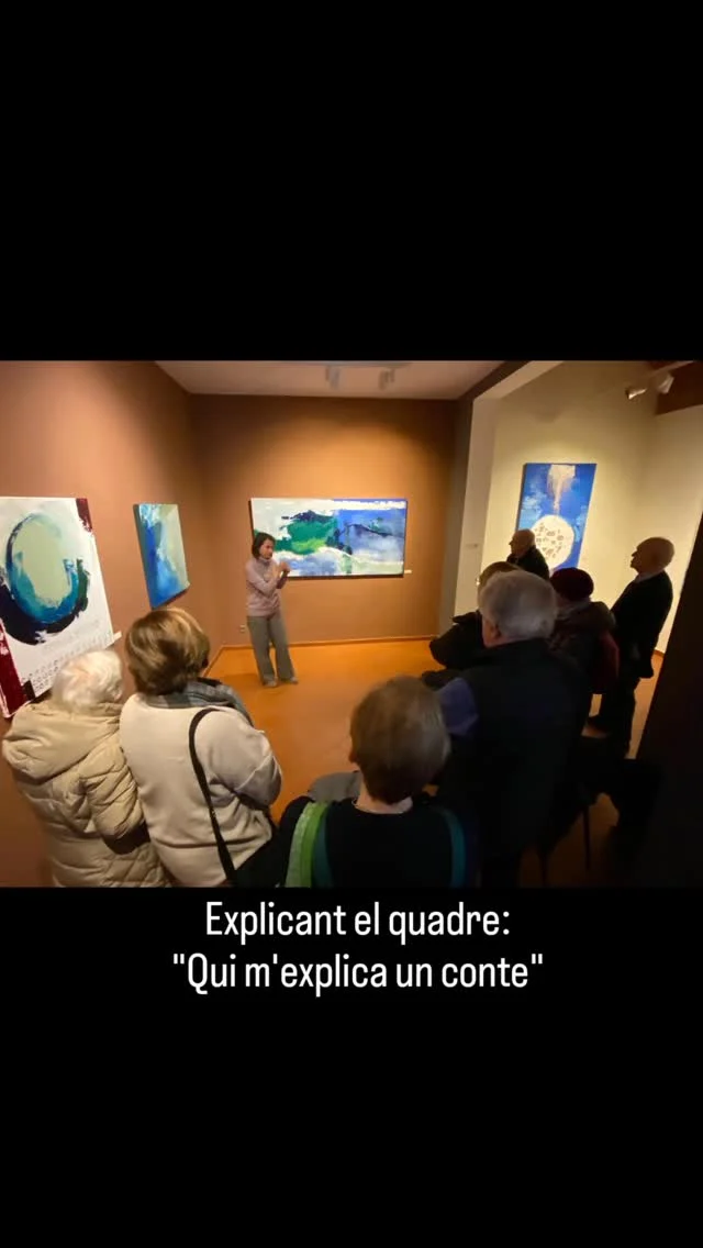 Gran visita guiada! He gaudit molt explicant els meus quadres, els seus secrets, la seva tècnica, annecdotes ...
ÚLTIMS DIES PER VISITAR L'EXPOSICIÓ
#novaexpo #pintantdenou #exposició #pintura
@museu_calgerrer @poudart @alumnes.adolf
Gràcies @adolf.valldoreix  i @johoveigaixi per les fotos.