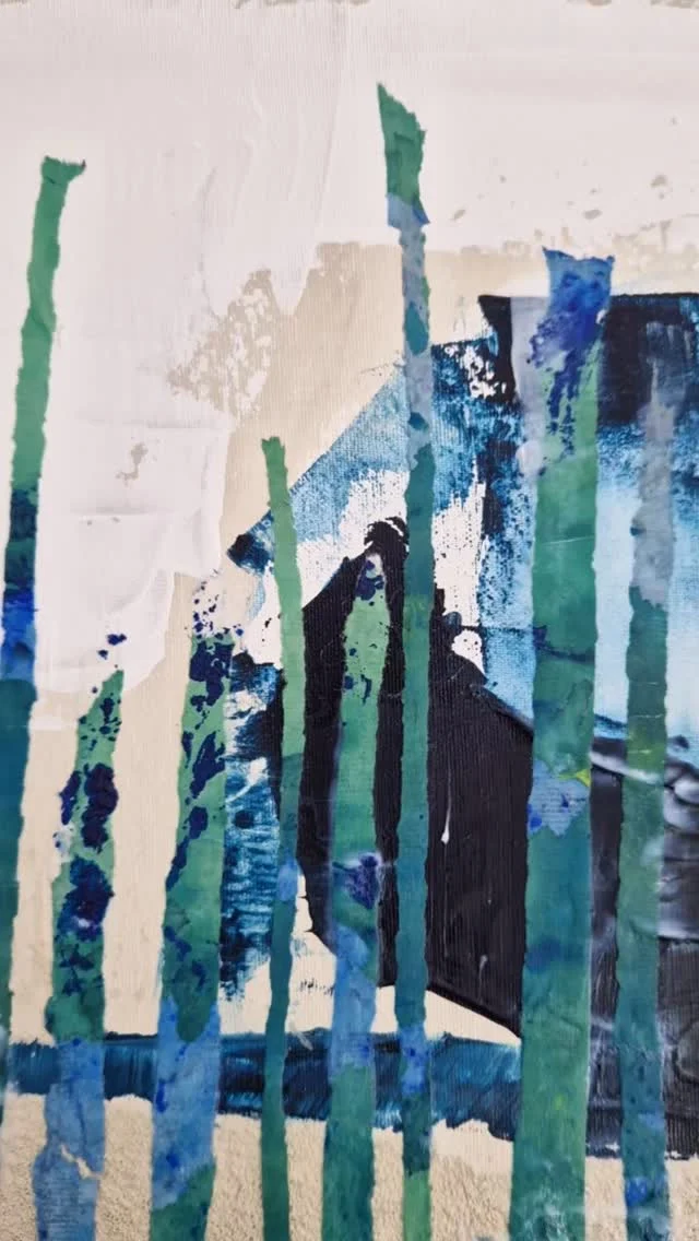 I anar fent, quadres que avancen i es van definint.
#pintura #collage #nousprojectes